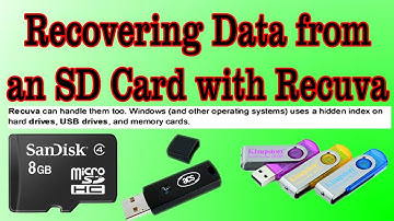 Recovering Data from an SD Card with Recuva
