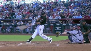 MIL@ARI: Lamb singles home Goldschmidt in the 1st