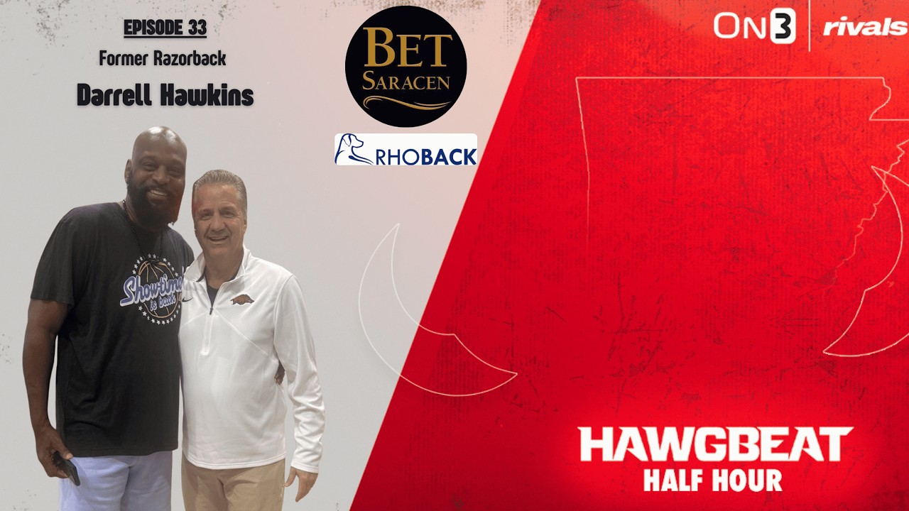 Бывший игрок команды Razorbacks Даррелл Хокинс в подкасте HawgBeat Half Hour.