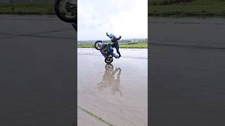 Wet practice II 2023 - Martin Krátký #moto #wheelie #motorcycle #stunts #shortvideo #bike #motos