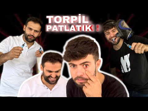 EĞLENMEK İCİN TORPİL PATLAT TIK KARDEŞİMİN GÖZÜNE GELDİ !