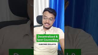 Spot Counselling & Decentralized Round 😱 | Big Update in WBJEE 2025 #shorts