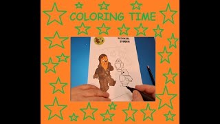 star wars chewbacca coloring pages