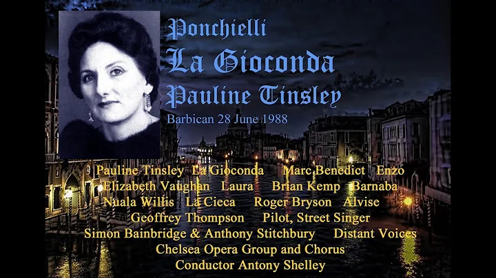 Ponchielli  La Gioconda  London 1988   Tinsley, Be...