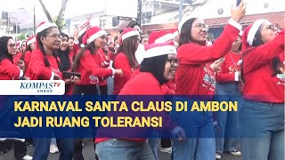 Karnaval Santa Claus Ambon 2025 Tampilkan Keberagaman dan Kebersamaan