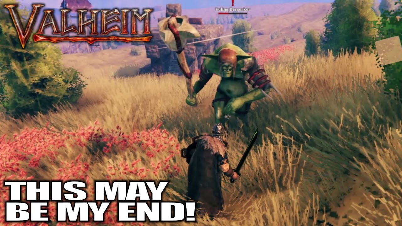 Trying Black Metal Weapons in The Plains Biome, Not The Best Idea Valheim Gameplay YouTube