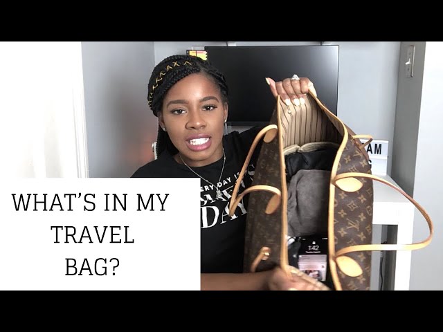 WHAT'S IN MY LOUIS VUITTON NEVERFULL GM - TRAVEL EDITION 