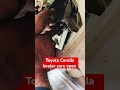 how to open heater Toyota Corolla #electronicmusic #atomobile #hondacivic #wiring #noorcarac ￼