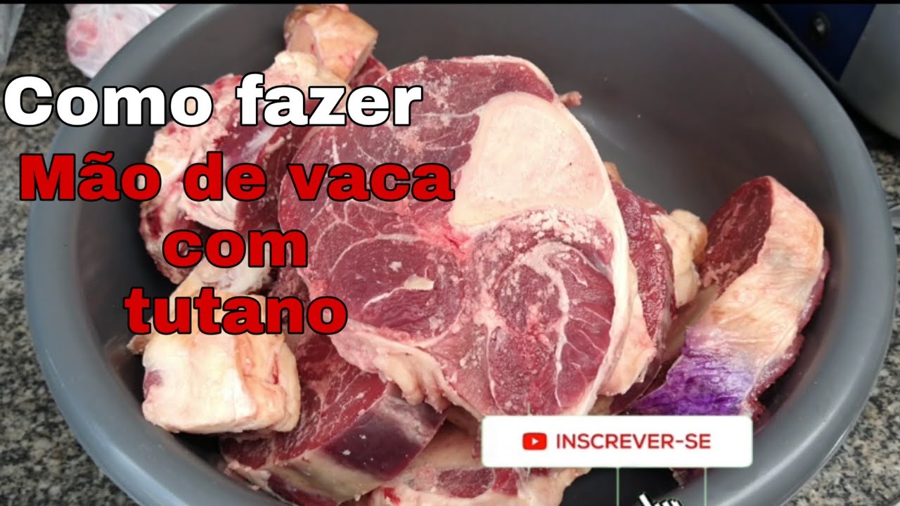 COMO FAZER MÃO DE VACA- VEJA COMO FAZER O TUTANO SAIR INTEIRO