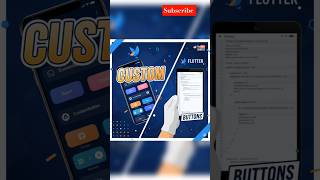 1 मिनट में Flutter Custom Button बनाना सीखें | create custom button |#flutter #custombutton #cscoder