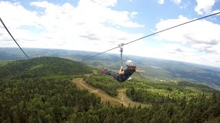 ZIP LINING AT MONT TREMBLANT!