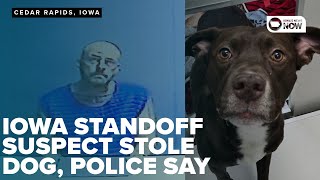 Iowa man steals his dog, drives two hours and barricades himself in apartment for 11 hours