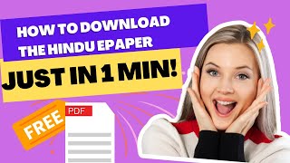 How to download the Hindu epaper for free just in 1 min😱 screenshot 3