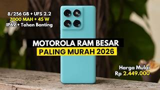 RAM 8/256 GB, 7000 MAH, Tahan AIr Tahan Banting, HP MOTOROLA RAM BESAR PALING MURAH 2026