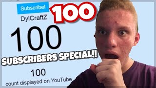 HITTING 100 SUBSCRIBERS LIVE REACTION!! (Thank You)