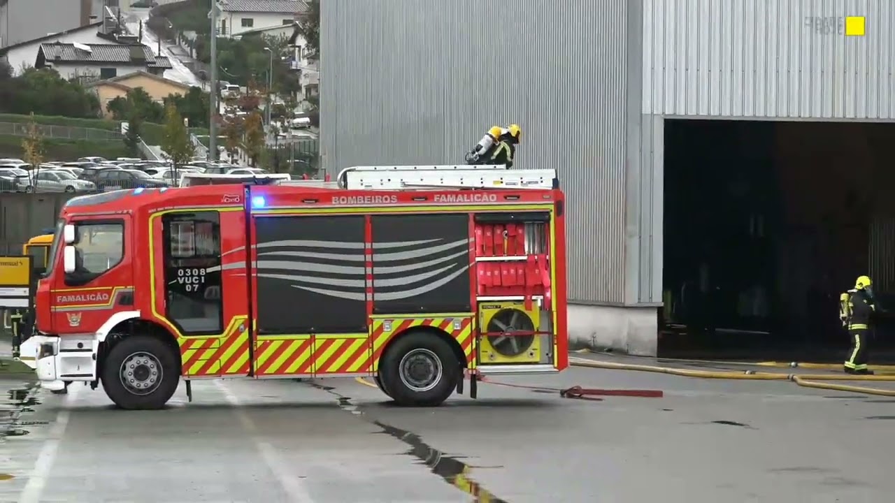 Simulacro na Continental Mabor em Famalicão