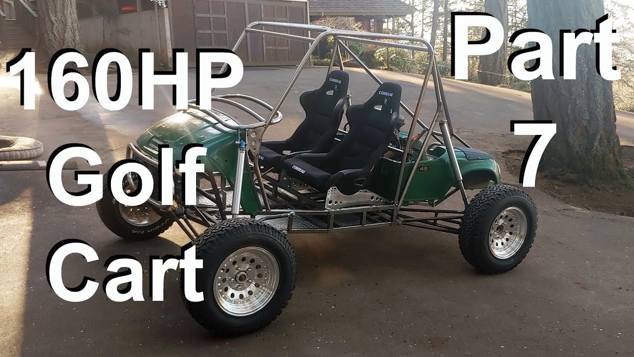 Honda CBR EZGO Golf Cart Long Travel Desert Mini Buggy DIY Custom Build
