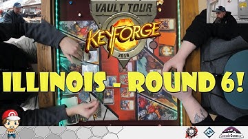 Keyforge Vault Tour (Illinois) – Round 6 (Mars, Sanctum, Shadows vs Brobnar, Shadows, Dis)