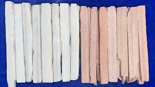 SOFT THICK WHITE & PINK SLATE PENCILS DRY SCRAPING VIDEO |SATISFYING ASMR VIDEO🔥|#asmr#viral#slate  screenshot 2