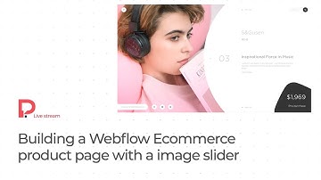Building a Webflow Ecommerce product page with a image slider - Tutorial
