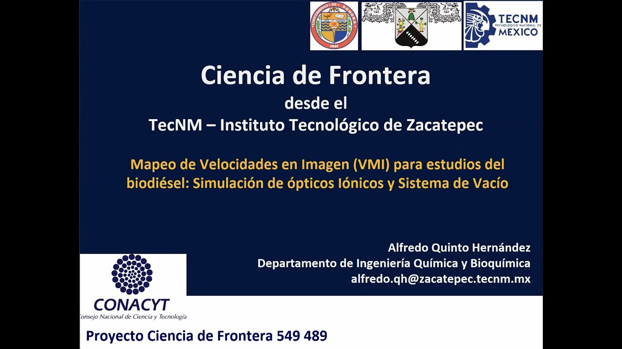 Ciencia de Frontera con el Dr. Alfredo Quinto Hernández TecNM / ITZ