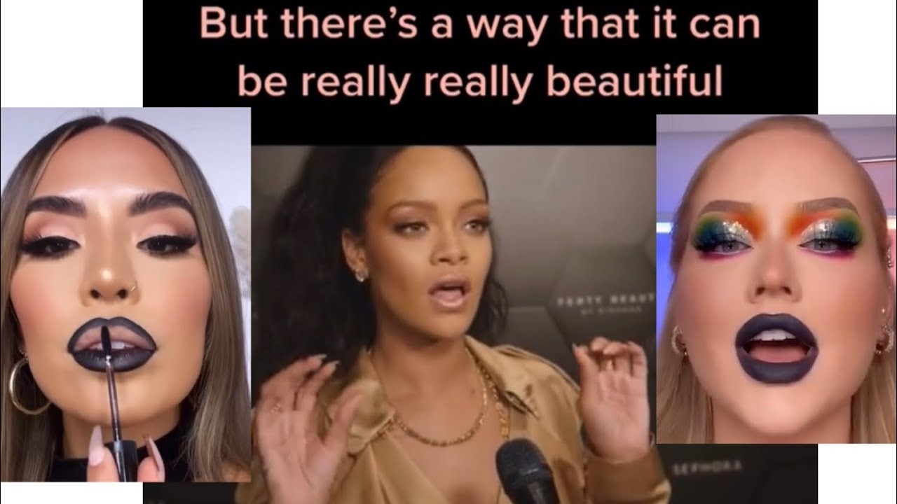 How Rihanna made Black Lipstick Trending on Tiktok!