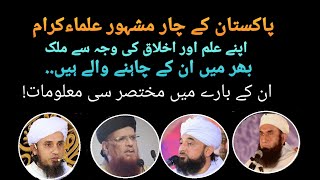 4 Most Famous Ulma-e-Karaam of Pakistan | Reality Writes