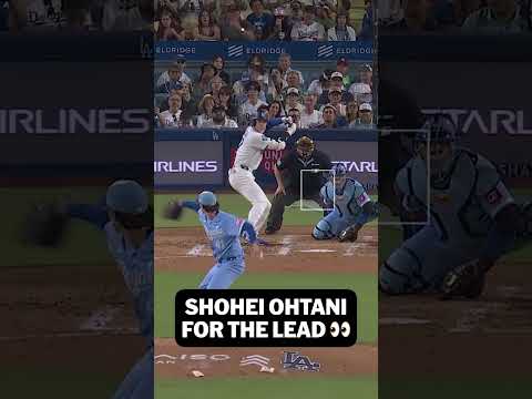 Shohei Ohtani blasts his 27th homer of the year to put the Dodgers ahead! 🔥