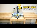Simple Miter Saw Station Build. Easy DIY Shop Project.