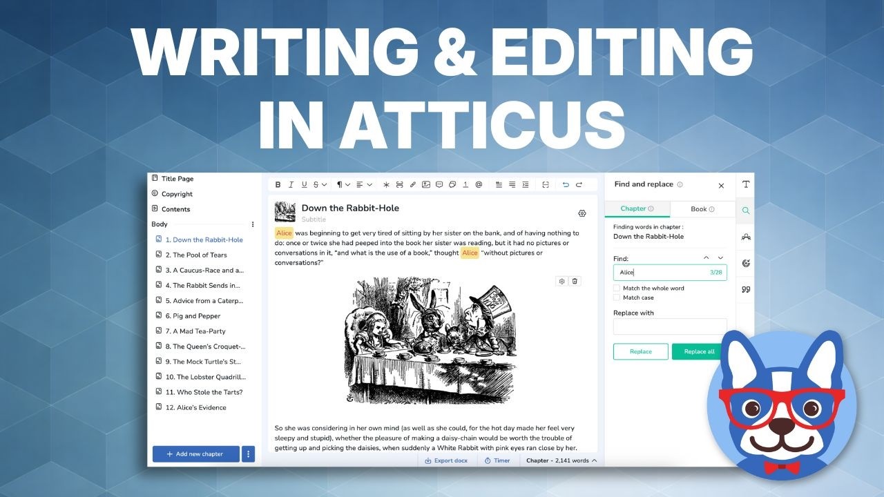 Writing & Editing in Atticus [Tutorial]