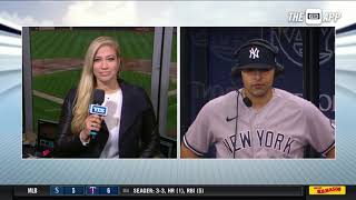 Rougned Odor Talks With Meredith Marakovits To Discuss His Yankees Debut On Sunday Rougned Odor Talks With Meredith Marakovits To Discuss His Yankees Debut On Sunday