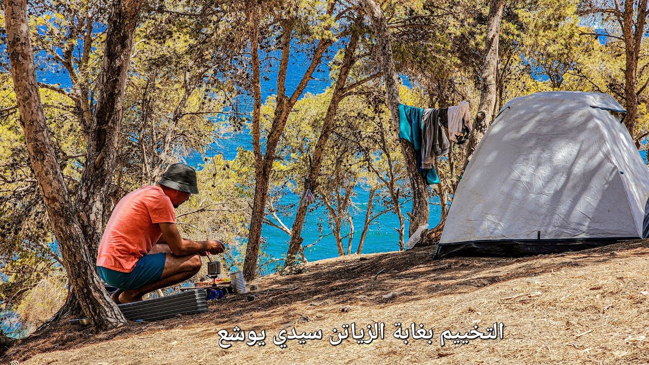 رحلة تخييم و استكشاف غابة الزياتن القريبة من شاطئ بربجاني camping in tlemcen sidna yochaa 2024