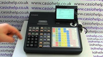 How To Discount A Sale On The Casio SE-C450 or SE-C3500 Cash Registers