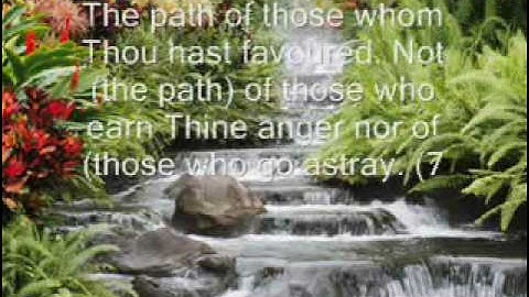 سورة الفاتحة مع الترجمة .wmv