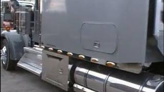 Gray Thunder ~ Classic Kenworth W900L 110" ICT Rear Bunk Custom Sleeper Truck