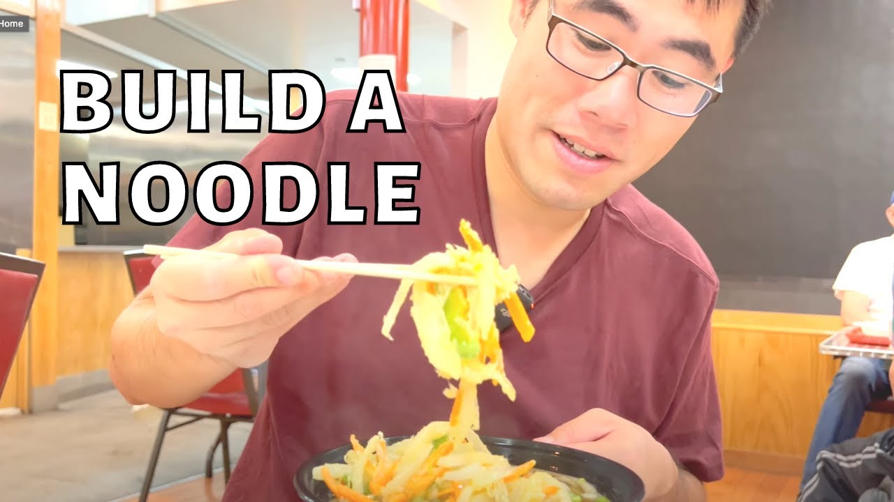 Custom Noodles at NYC Chinatown Mott Street Food Court : Build Noodle Custom Noodles at NYC Chinatown Mott Street Food Court : Build Noodle