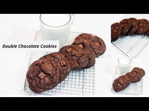 Vídeo: Como Assar Biscoitos Duplos De Chocolate