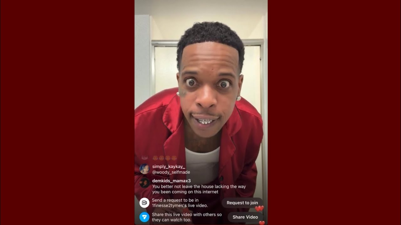 FINESSE2TYMES NOT LETTING UP ON YSL WOODY | STORYTIME OF SHUGGA | IG LIVE