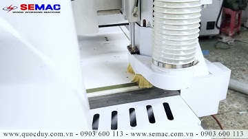 Máy CNC Router Kết Hợp Lưỡi Cưa SEMAC | Làm Cửa Composite, Nội Thất, Tấm Cemboard, Nhôm Tổ Ong