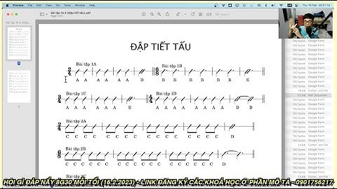 BÀI TẬP 1bA - GIẢI BÀI TẬP ĐỌC TIẾT TẤU