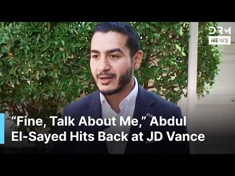 Abdul El-Sayed Hits Back at JD Vance and Mike Rogers Over Michigan Campaign Strategy | AC1N