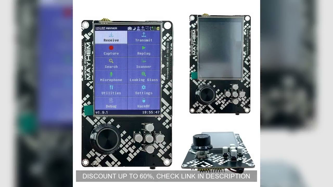 PortaPack H2M Signature Edition Portable SDR Software Defined Radio 10.00MHZ TCXO Radio Receiver Ana