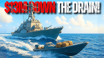 US Navy Destroyer Intercepts $13M Drug Smuggling Vessel in the Caribbean