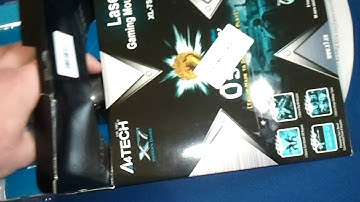 Распаковка мыши A4Tech XL-750BK-B USB Black (4711421758925) из Rozetka.com.ua