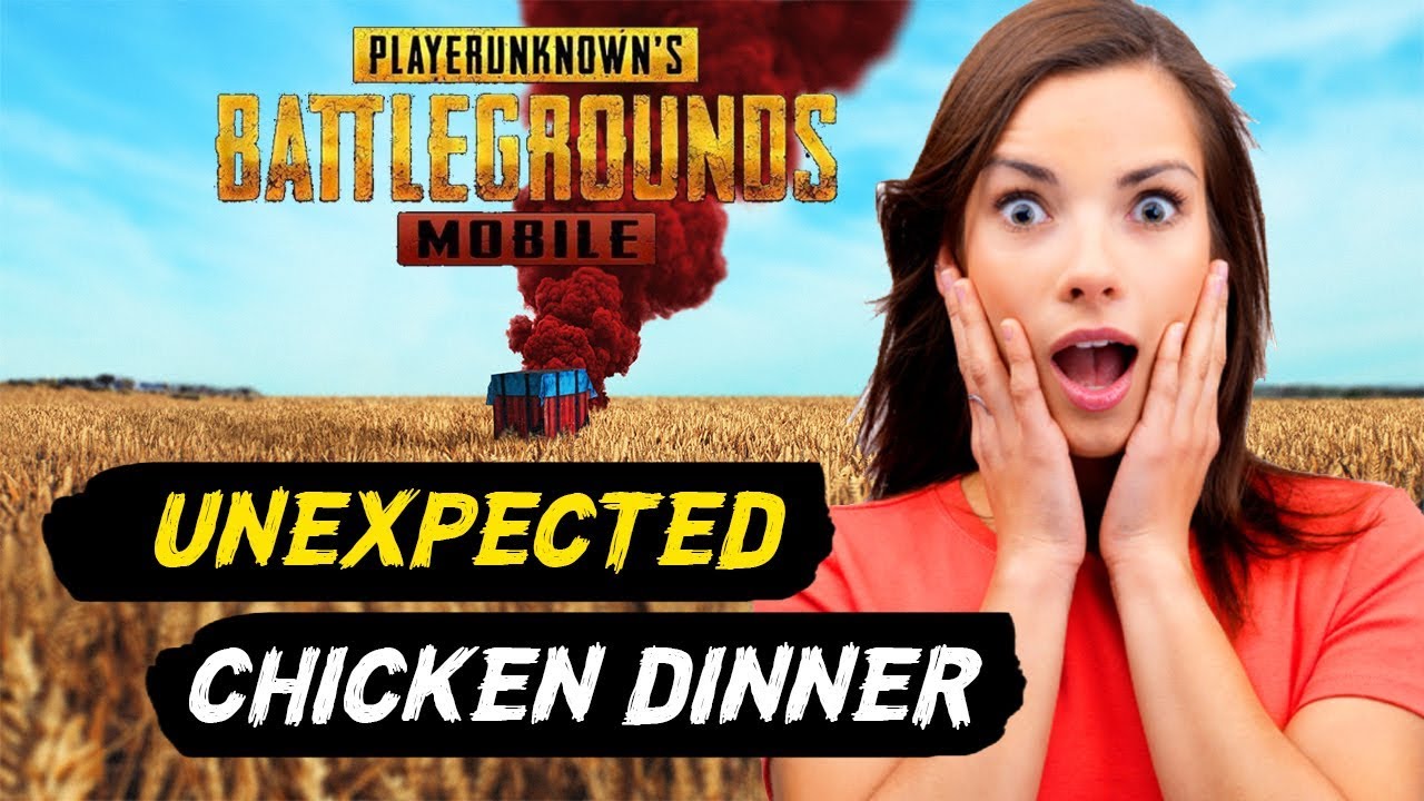 UNEXPECTED CHICKEN DINNER !! PUBG MOBILE FUNNY MOMENTS - YouTube