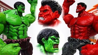 Scary Red Hulk Escaped Red Hulk Vs. Incredible Hulk - Toymart Tv
