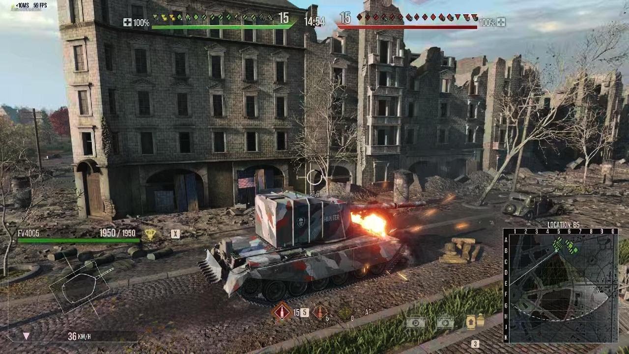 World of Tanks CW FV4005 8800K DMG ACE Tanker