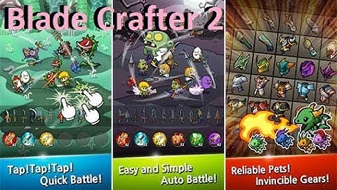 Blade Crafter 2 Tap! Tap! Tap! Idle Game - First 10 Minutes Gameplay