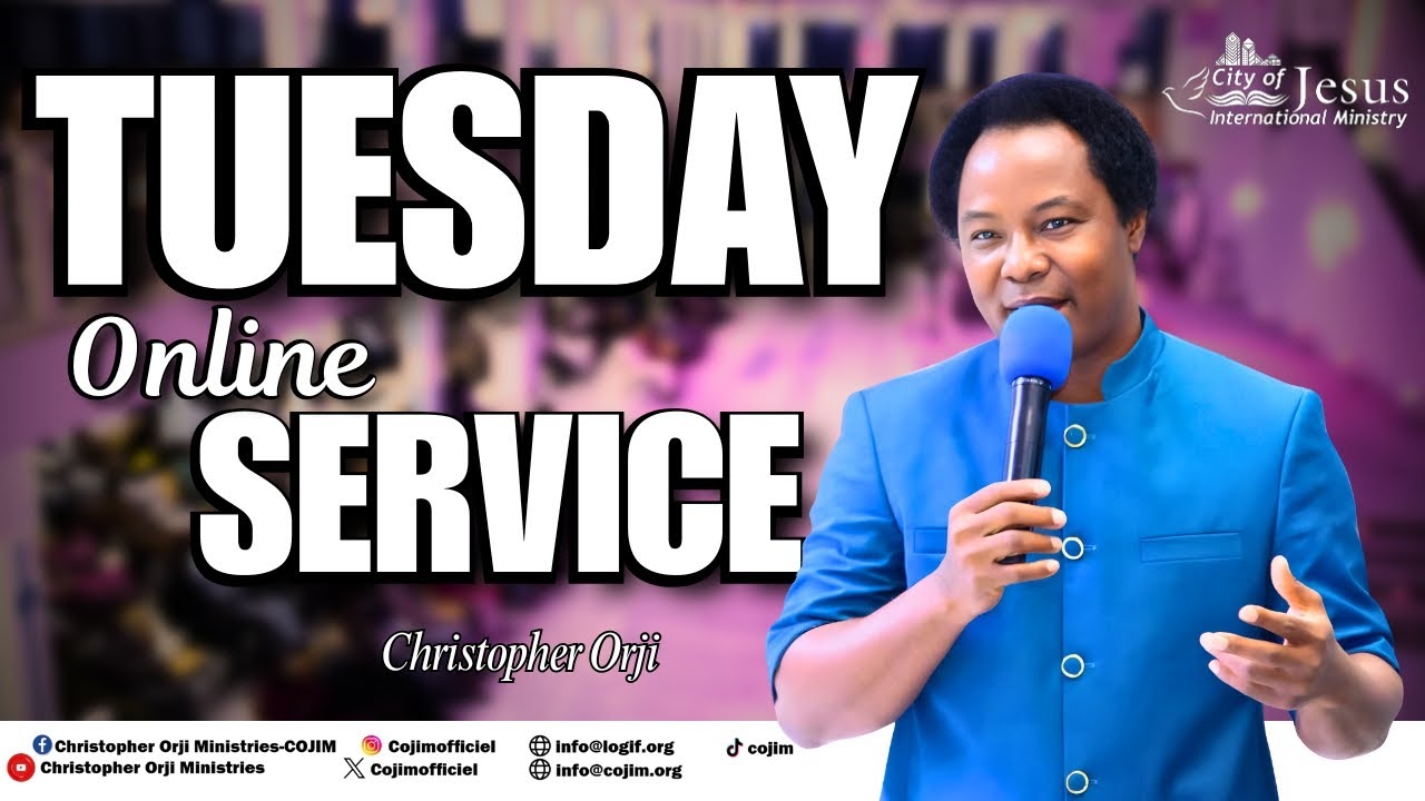 COJIM Tuesday🔴 Online Service With God, Jesus Christ, And The Holy Spirit. 