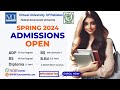 Spring 2024 admissions open  virtual university of pakistan  vu khanpur 